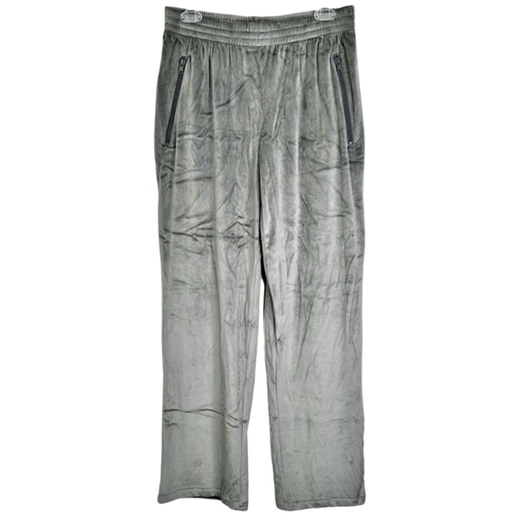 NWT Skims RARE Velour Lounge Sleep Straight Leg Track Pant in Gunmetal Women’s M - Picture 1 of 8